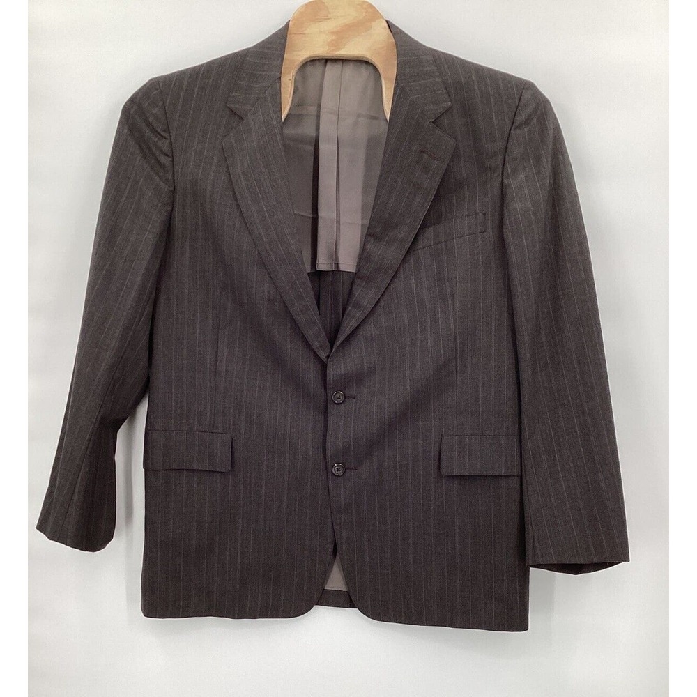 Brooks Brothers "346" Suit Jacket 48R* Grey Pencil Stripe 2 Button Single Breast